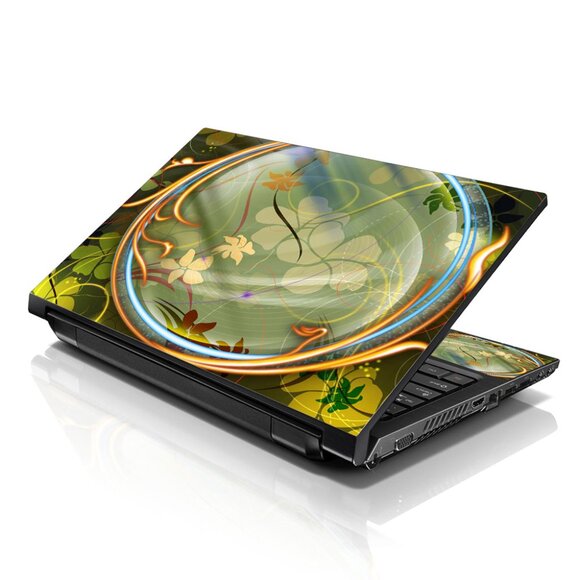LSS 15.6 & 17.3 Inches Laptop Notebook Skin Sticker Decal - Flower Tunnel - Picture 1 of 2